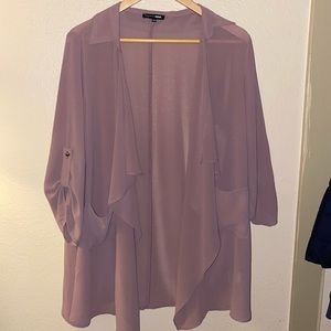 Mauve Cardigan/Pullover